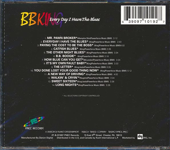 BB King - Every Day I Have The Blues