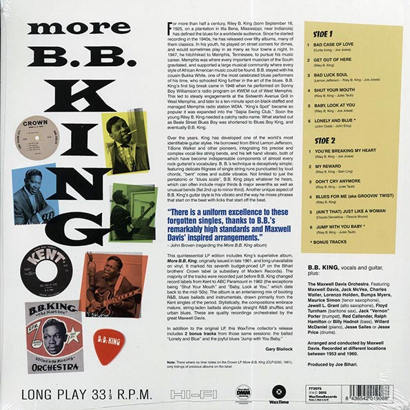BB King - More BB King (ltd. ed.) (incl. mp3) (180g)