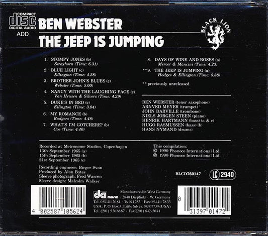 Ben Webster - The Jeep Is Jumping