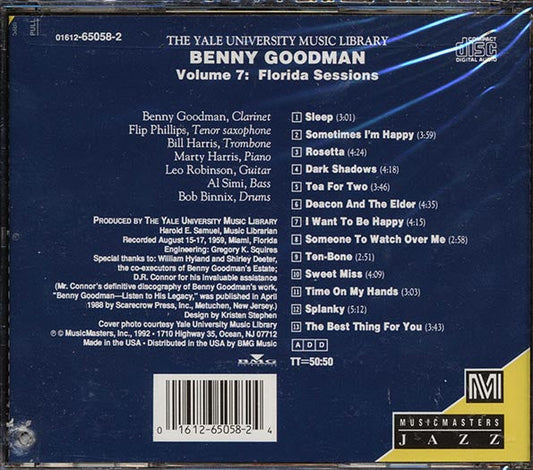 Benny Goodman - Florida Sessions (marked/ltd stock)
