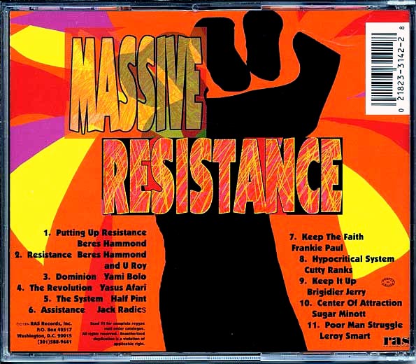 Beres Hammond, U Roy, Cutty Ranks, Yami Bolo, Etc. - Massive Resistance (Putting Up Resistance Rhythm) (rhythm: "Putting Up Resistance") (marked/ltd stock)