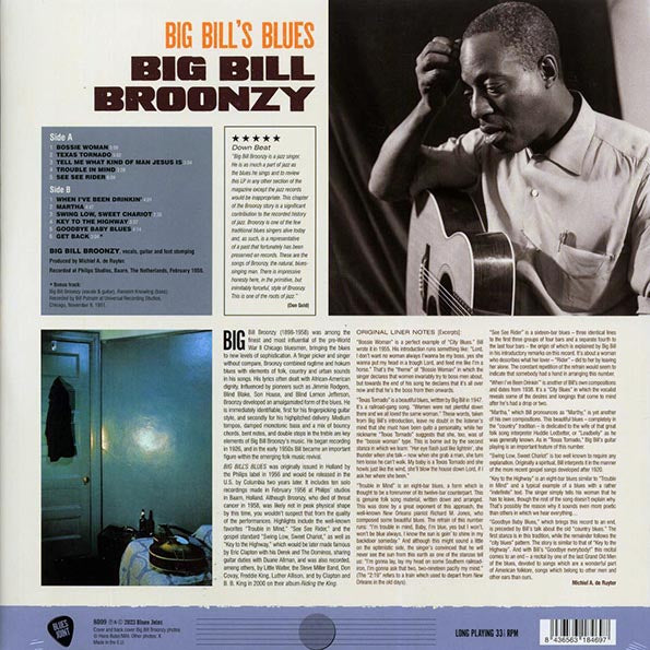 Big Bill Broonzy - Big Bill's Blues (+bonus track) (ltd. ed.) (180g)