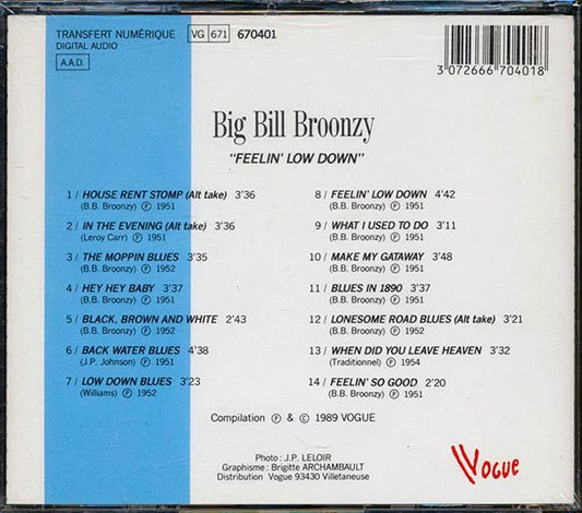 Big Bill Broonzy - Feelin' Low Down: Living The Blues