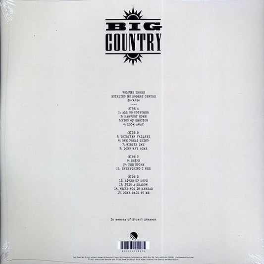 Big Country - We're Not In Kansas: The Live Bootleg Series 1993-1998 Volume 3 (ltd. ed.) (2xLP)