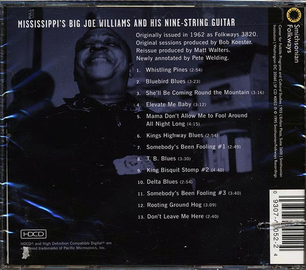 Big Joe Williams - Mississippi's Big Joe Williams And His Nine String Guitar