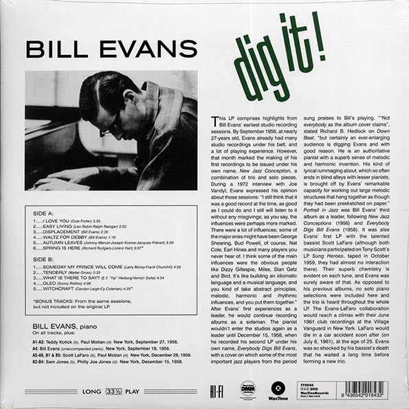 Bill Evans - Dig It! (ltd. ed.) (180g)