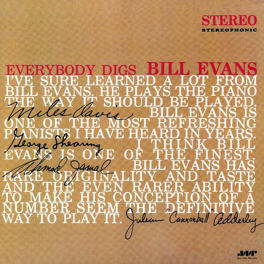 Bill Evans - Everybody Digs Bill Evans (ltd. ed.) (180g)