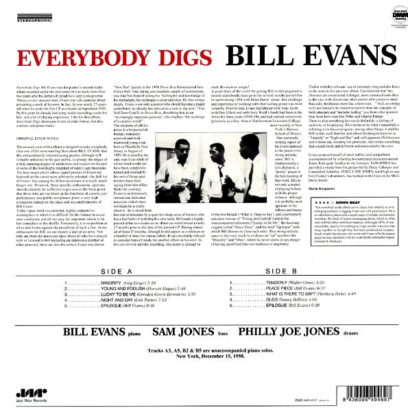 Bill Evans - Everybody Digs Bill Evans (ltd. ed.) (180g)