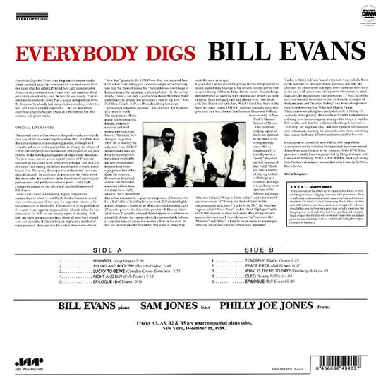 Bill Evans - Everybody Digs Bill Evans (ltd. ed.) (180g)