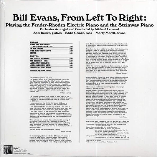 Bill Evans - From Left To Right (ltd. ed.) (white vinyl)