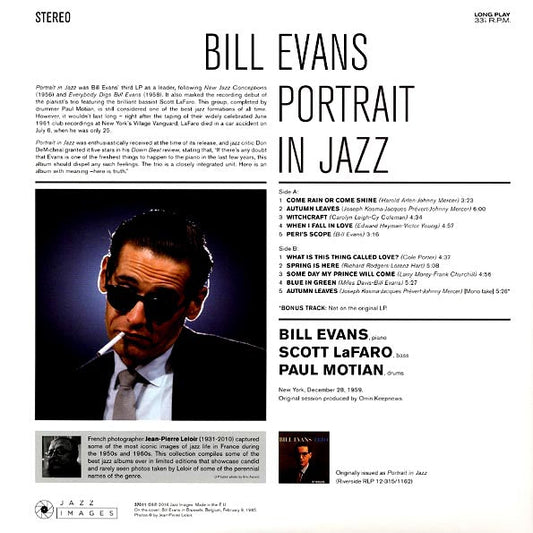 Bill Evans - Portrait In Jazz (ltd. ed.) (180g)