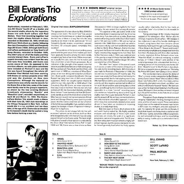 Bill Evans Trio - Explorations (ltd. ed.) (180g)