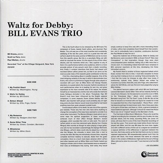 Bill Evans Trio - Waltz for Debby (180g) (magenta vinyl)