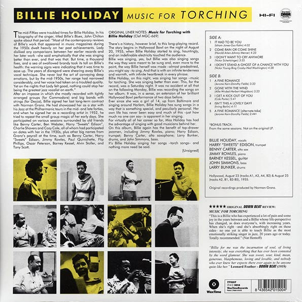 Billie Holiday - Music For Torching (ltd. ed.) (180g) (remastered)