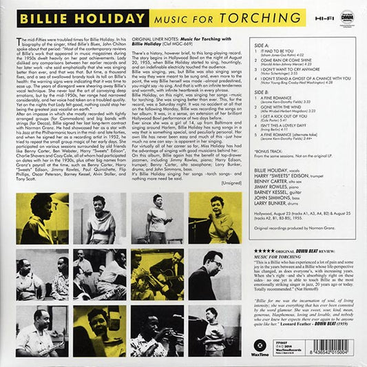 Billie Holiday - Music For Torching (ltd. ed.) (180g) (remastered)