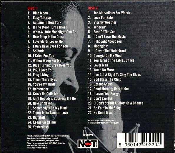 Billie Holiday - The Great American Songbook (47 tracks) (2xCD)