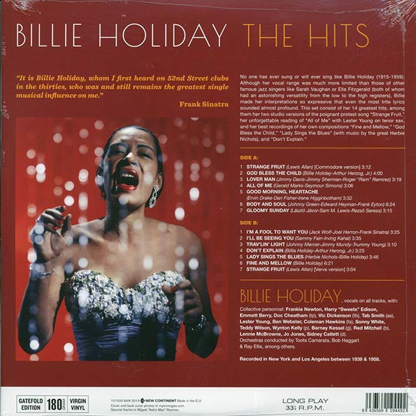 Billie Holiday - The Hits (ltd. ed.) (180g)