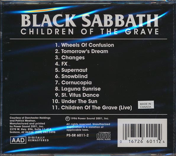 Black Sabbath - Children Of The Grave