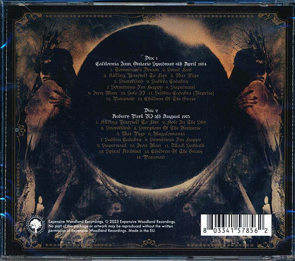 Black Sabbath - Live In The USA 1974 + 1975 (27 tracks) (2xCD)