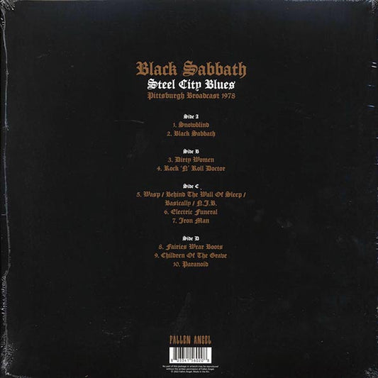 Black Sabbath - Steel City Blues: Pittsburgh Broadcast 1978 (2xLP)