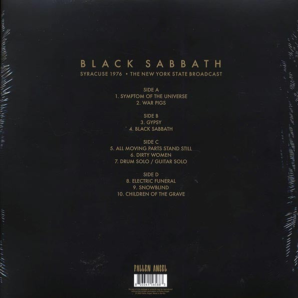 Black Sabbath - Syracuse 1976: The New York State Broadcast (2xLP)