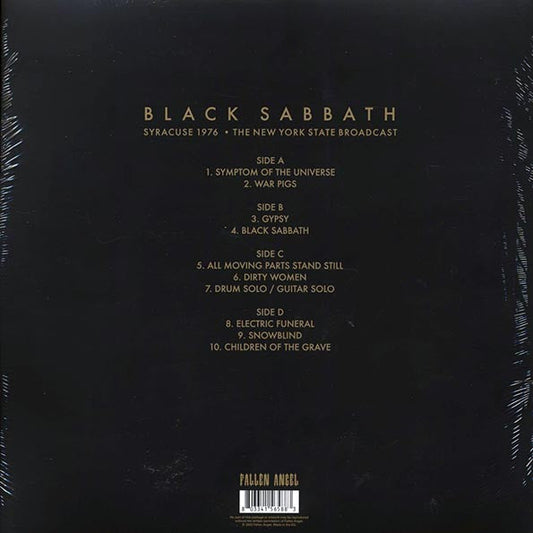Black Sabbath - Syracuse 1976: The New York State Broadcast (2xLP)