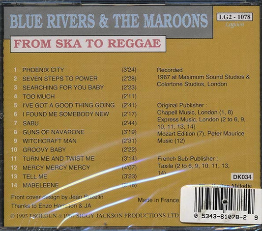 Blue Rivers & The Maroons - From Ska To Reggae (marked/ltd stock)