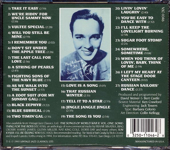 Bob Crosby - I Remember You: The Bob Crosby Memorial Album