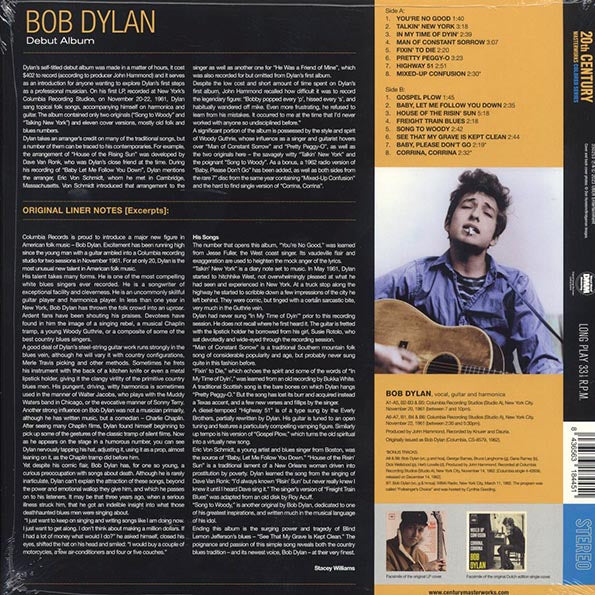 Bob Dylan - Bob Dylan (+3 bonus tracks) (ltd. ed.) (180g) (blue vinyl)