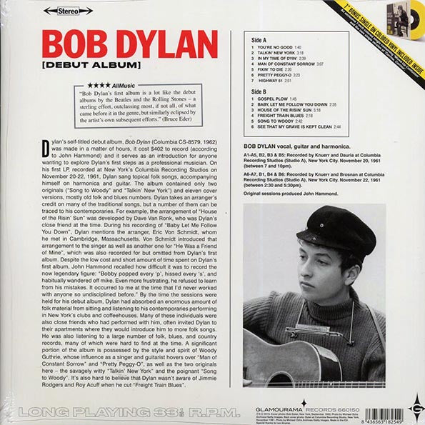 Bob Dylan - Bob Dylan (ltd. ed.) (180g) (incl. a bonus 45rpm vinyl)