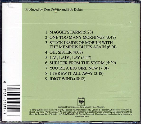 Bob Dylan - Hard Rain