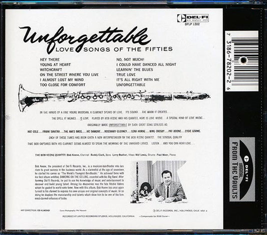 Bob Keene Quintet - Unforgettable: The Love Songs Of The Fifties (marked/ltd stock)