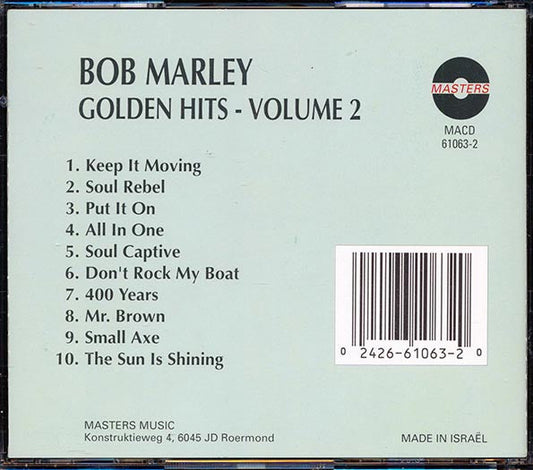 Bob Marley - Golden Hits Volume 2