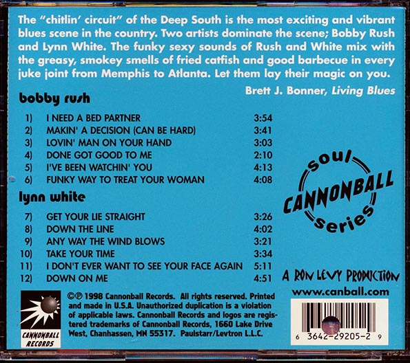 Bobby Rush, Lynn White - Southern Soul (marked/ltd stock)