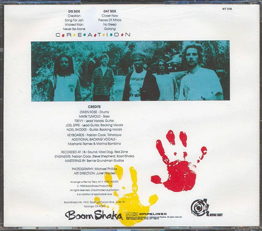 Boom Shaka - Creation CD