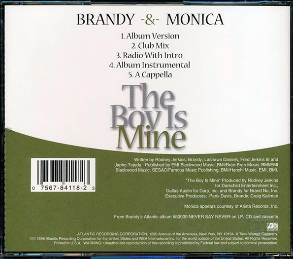 Brandy & Monica - The Boy Is Mine (EP, 5 Tracks)