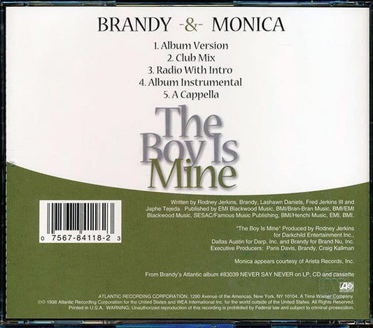 Brandy & Monica - The Boy Is Mine (EP, 5 Tracks)