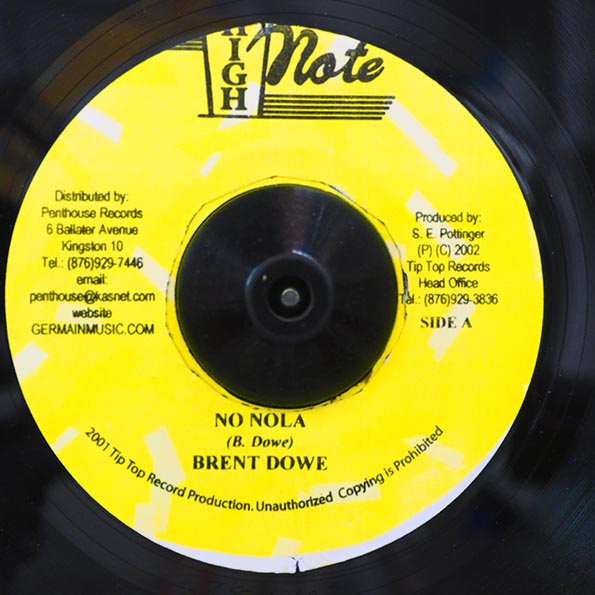 Brent Dowe - No Nola  /  Brent Dowe - Little Blue Bird