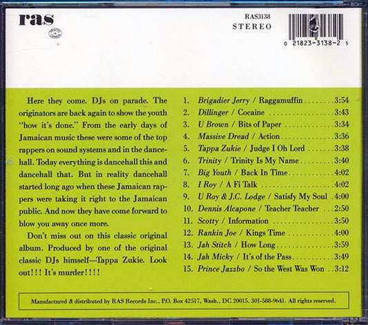 Brigadier Jerry, Ranking Joe, I Roy, Tappa Zukie, Etc. - Old Time DJ Come Back Again (marked/ltd stock)