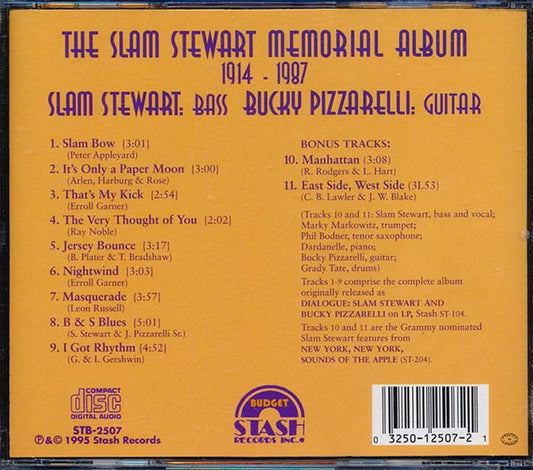 Bucky Pizzarelli, Grady Tate, Phil Bodner, Etc. - The Slam Stewart Memorial Album