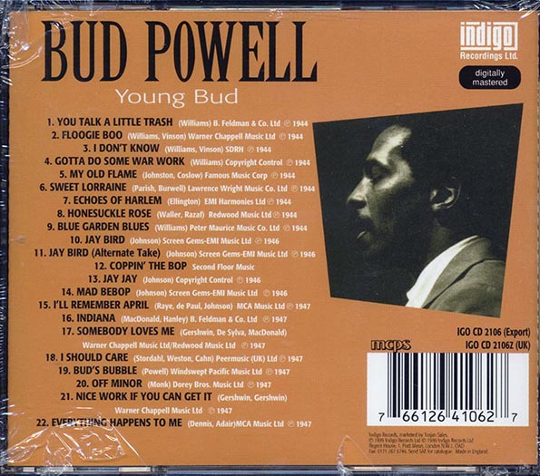 Bud Powell - Young Bud (22 tracks)