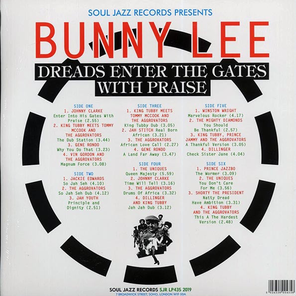 Bunny Lee, King Tubby, Johnny Clarke, Dillinger, Prince Jazzbo, The Uniques, Etc. - Dreads Enter The Gates With Praise (3xLP)