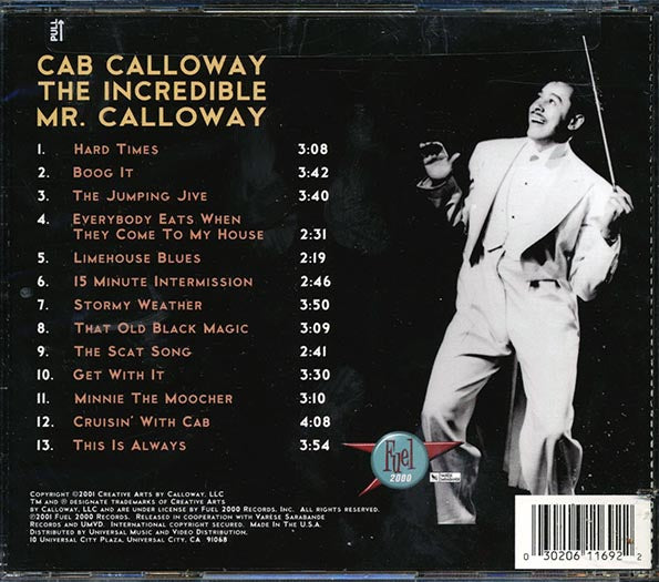 Cab Calloway - The Fabulous Mr. Calloway (marked/ltd stock)