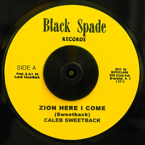 Caleb Sweetback - Zion Here I Come  /  Al Moodie - Think It Over (UK press)