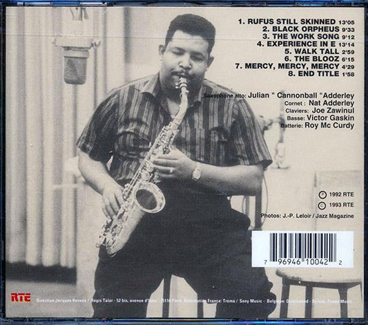 Cannonball Adderley & His Quintet - En Concert Avec Europe1 Salle Pleyel 27 Mars, 1969