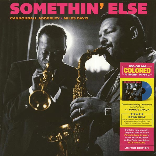 Cannonball Adderley, Miles Davis - Somethin' Else (+bonus track) (ltd. ed.) (180g) (blue vinyl)
