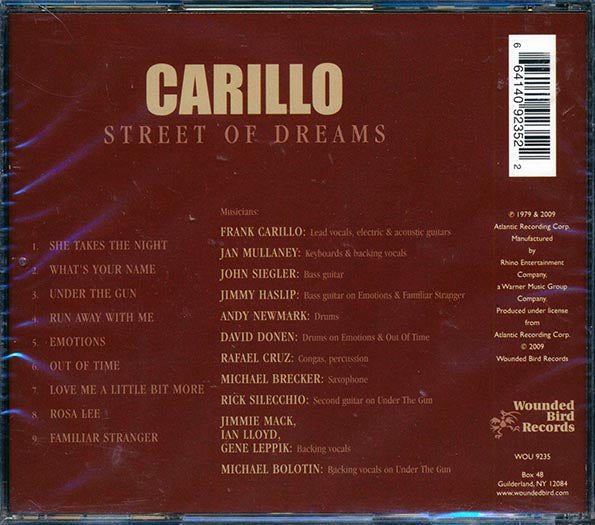 Carillo - Street Of Dreams