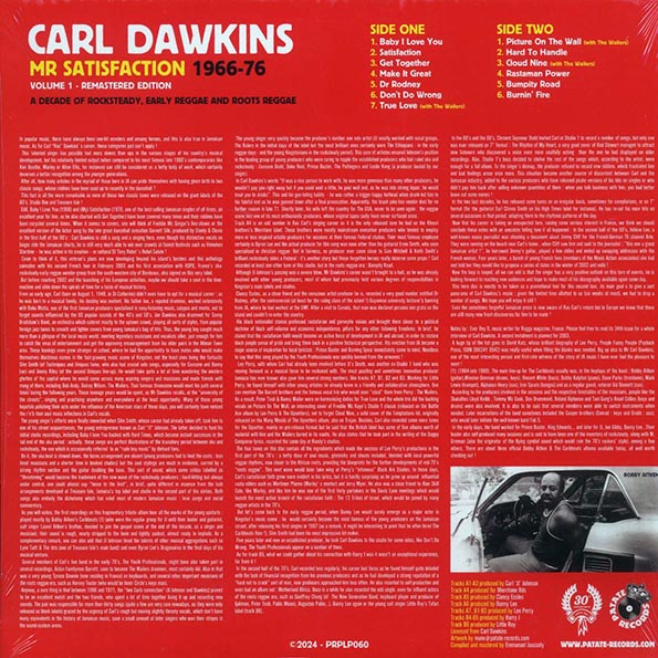 Carl Dawkins - Mr. Satisfaction Volume 1: 1966-1976