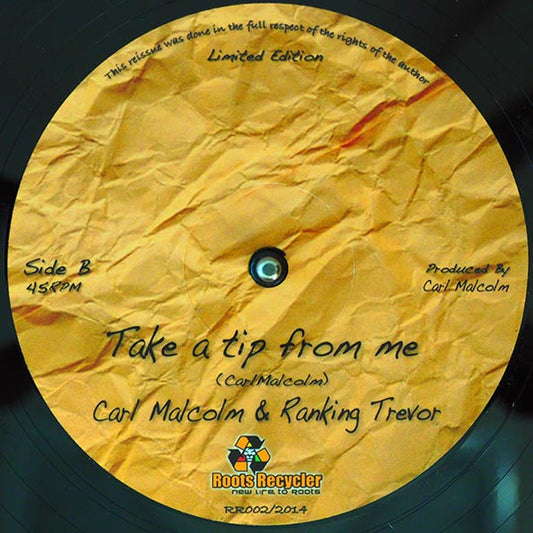 Carl Malcolm, Ranking Trevor - Repatriation (Extended Mix)  /  Carl Malcolm, Ranking Trevor - Take A Tip From Me (Extended Mix)