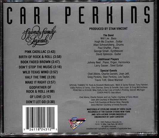 Carl Perkins - Friends, Family & Legends